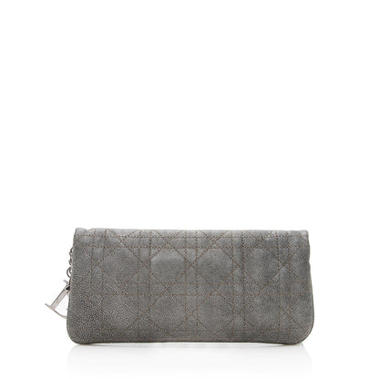 Dior Metallic Calfskin Dior Pouch Crossbody Bag (SHF-19229) Rovelle Bags