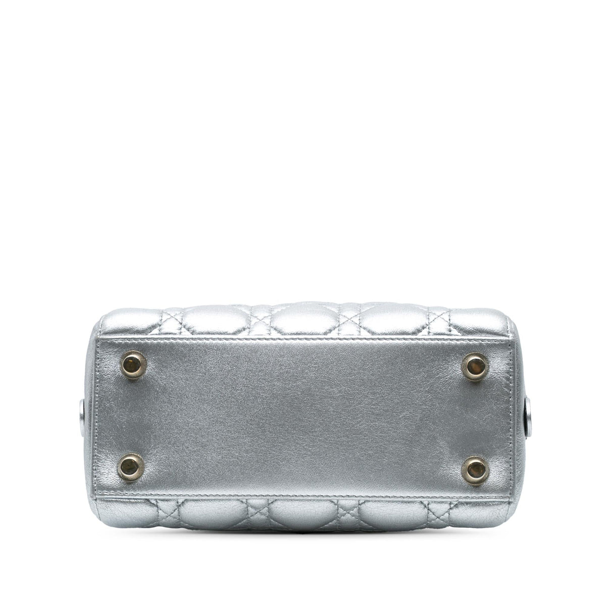 Dior Metallic Lambskin Cannage Lily Tote Rovelle Bags