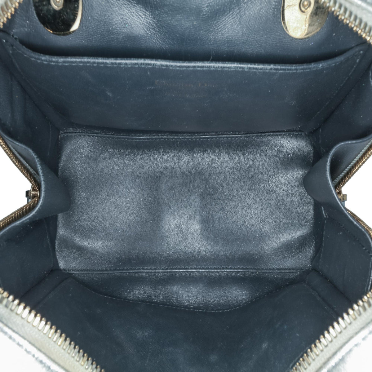 Dior Metallic Lambskin Cannage Lily Tote Rovelle Bags