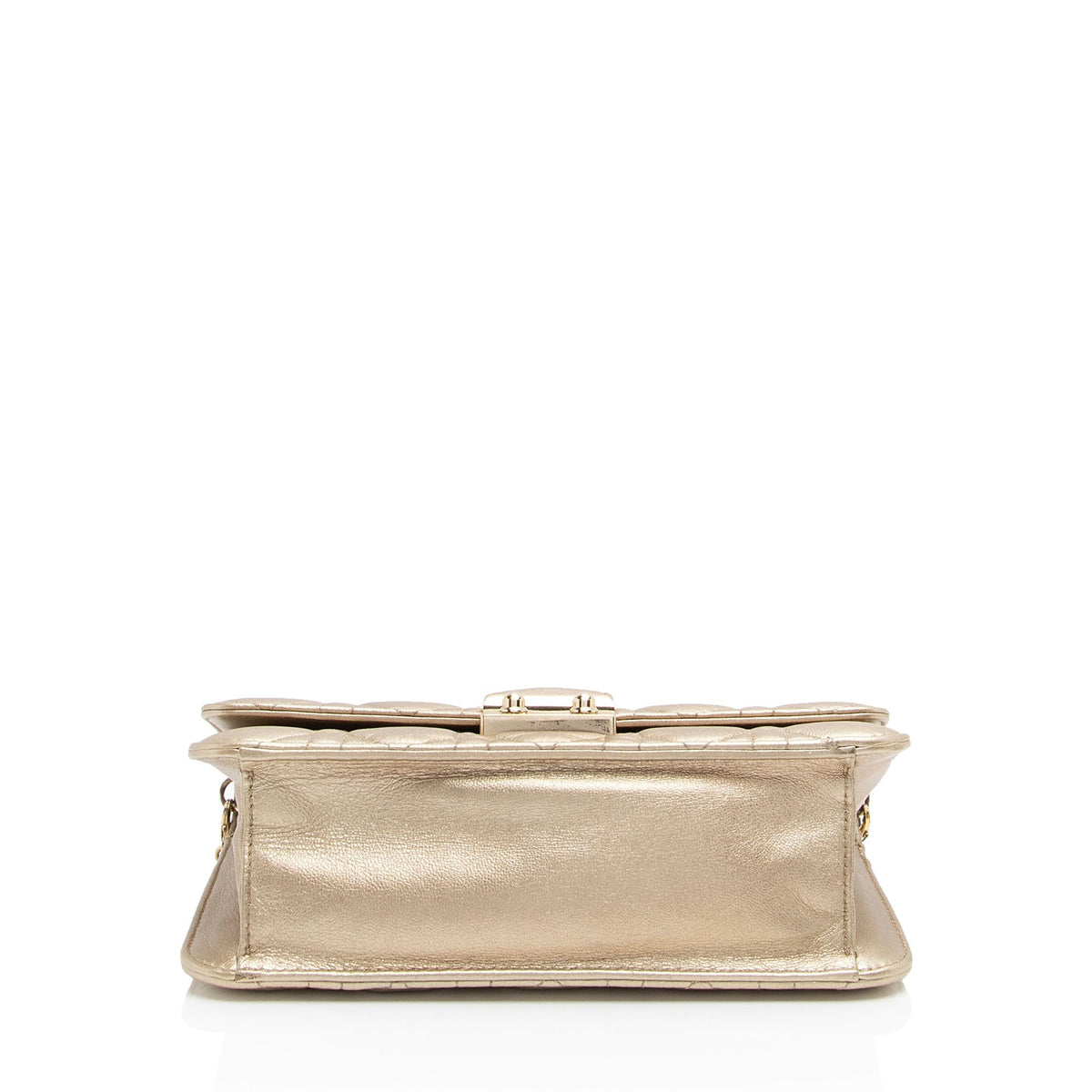 Dior Metallic Lambskin Cannage Miss Dior Promenade Crossbody (SHF-79db0Q) Rovelle Bags