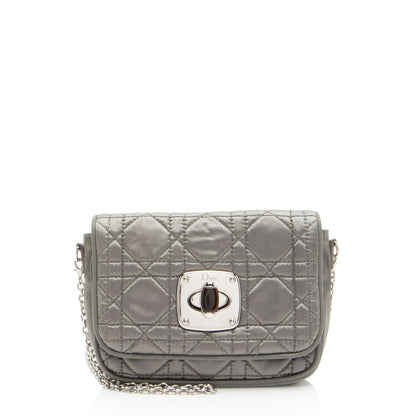 Dior Metallic Cannage Nylon Charming Lock Crossbody (SHF-Bqgk26) Rovelle Bags