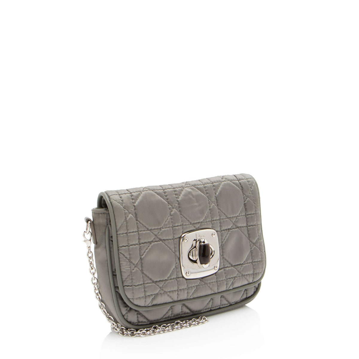 Dior Metallic Cannage Nylon Charming Lock Crossbody (SHF-Bqgk26) Rovelle Bags