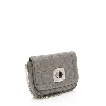 Dior Metallic Cannage Nylon Charming Lock Crossbody (SHF-Bqgk26) Rovelle Bags