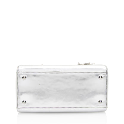 Dior Metallic Patent Leather Dior Medium Tote Rovelle Bags