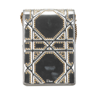 Dior Metallic Studded Calfskin Vertical Diorama (SHG-qyuKTo) Rovelle Bags