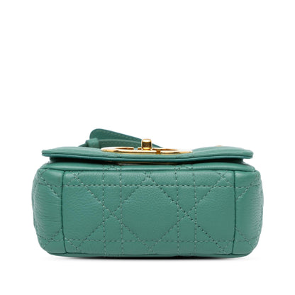 Dior Micro Calfskin Cannage Supple Caro Bag (SHG-PPTzcg) Rovelle Bags