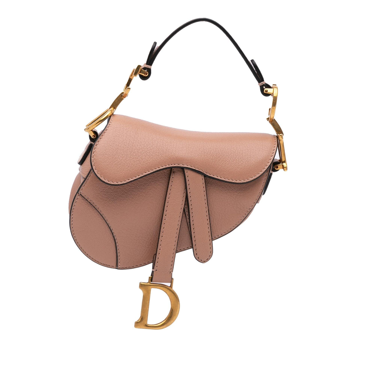 Dior Micro Goatskin Saddle Rovelle Bags