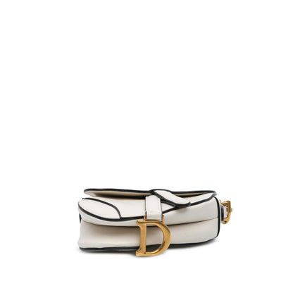 Dior Micro Goatskin Saddle Rovelle Bags