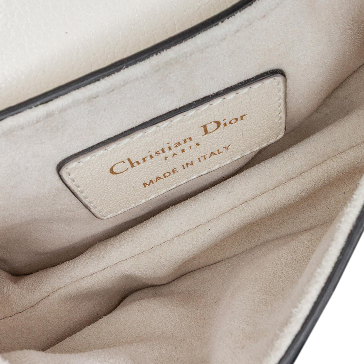Dior Micro Goatskin Saddle Rovelle Bags