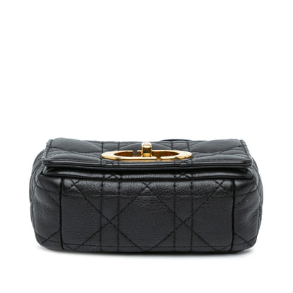 Dior Micro Supple Calfskin Cannage Caro Bag (SHG-5y6FE7) Rovelle Bags