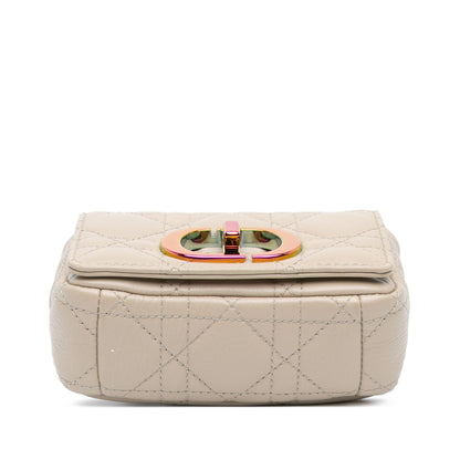 Dior Micro Supple Calfskin Cannage Caro Bag Rovelle Bags