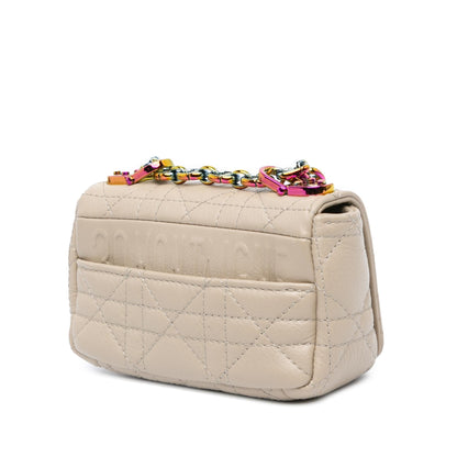 Dior Micro Supple Calfskin Cannage Caro Bag Rovelle Bags