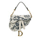 Dior Mini Calfskin Toile de Jouy Saddle Bag (SHG-pyknsl) Rovelle Bags
