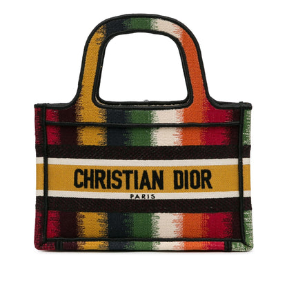 Dior Mini D-Stripes Book Tote (SHG-LHdNjK) Rovelle Bags