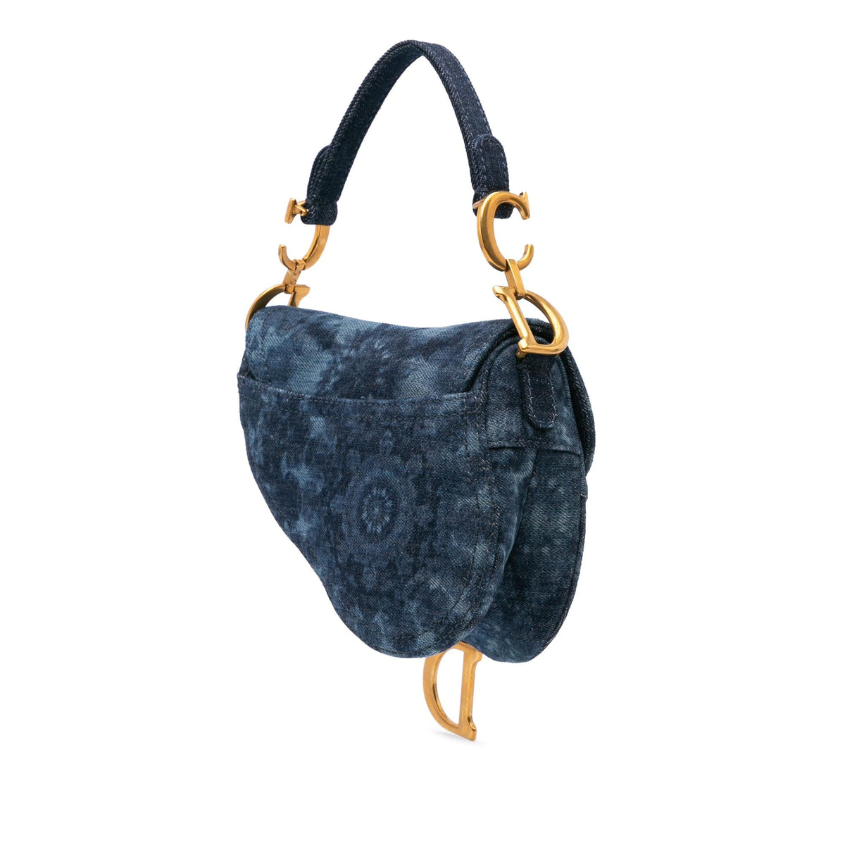 Dior Mini Denim Tie Dye Saddle Bag Rovelle Bags