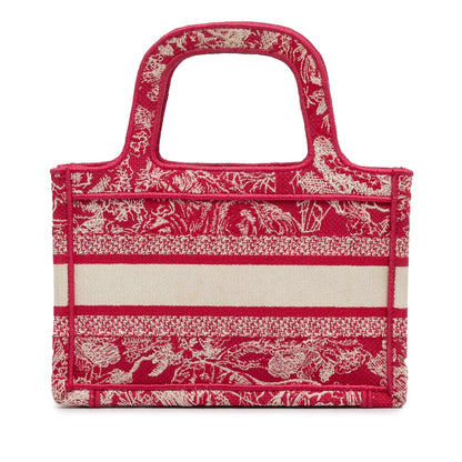 Dior Mini Embroidered Book Tote (SHG-PkGOnT) Rovelle Bags