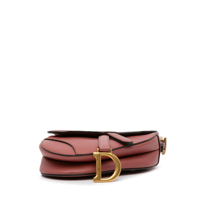 Dior Mini Grained Calfskin Saddle Bag (SHG-fpraI5) Rovelle Bags