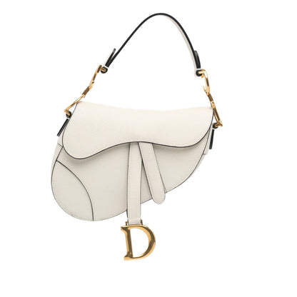 Dior Mini Grained Calfskin Saddle Bag Rovelle Bags