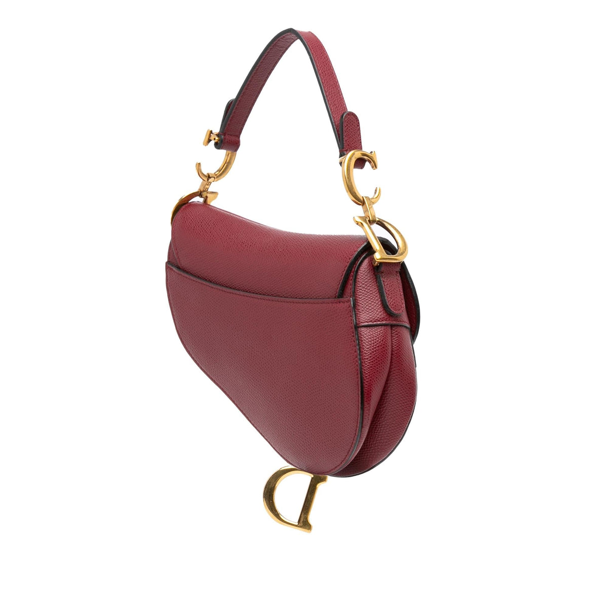 Dior Mini Grained Calfskin Saddle Bag Rovelle Bags