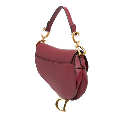 Dior Mini Grained Calfskin Saddle Bag Rovelle Bags