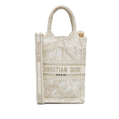 Dior Mini Jardin D'Hiver Vertical Book Tote Rovelle Bags