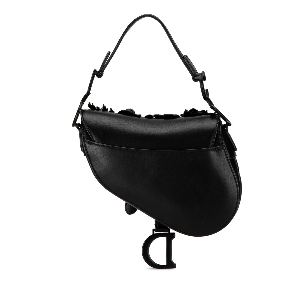 Dior Mini Lambskin Floral Applique Saddle (SHG-PaUICp) Rovelle Bags
