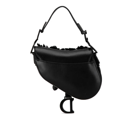 Dior Mini Lambskin Floral Applique Saddle (SHG-PaUICp) Rovelle Bags