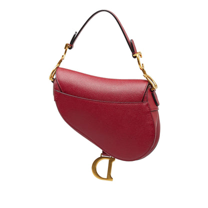 Dior Mini Leather Saddle Bag (SHG-n1dLDu) Rovelle Bags