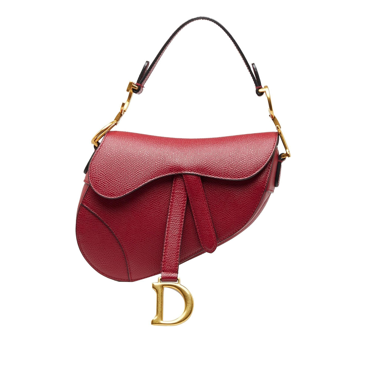Dior Mini Leather Saddle Bag (SHG-n1dLDu) Rovelle Bags