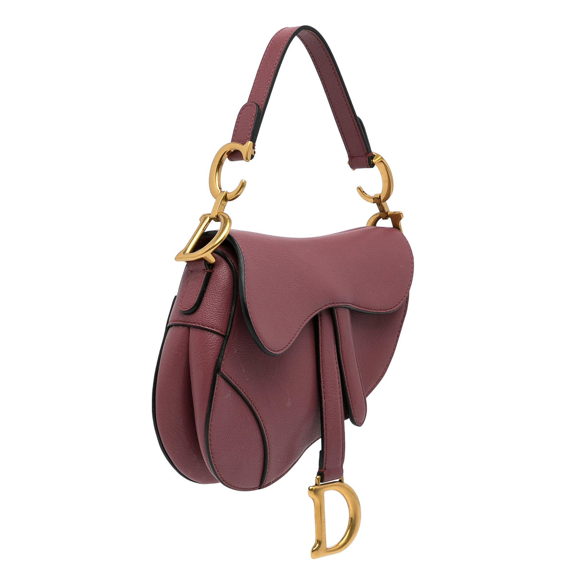 Dior Mini Leather Saddle Bag (SHG-WU9mOF) Rovelle Bags