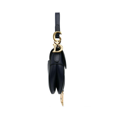 Dior Mini Leather Saddle Bag (SHG-SdNmmH) Rovelle Bags