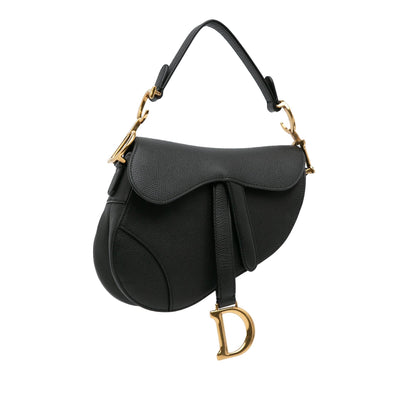 Dior Mini Leather Saddle Bag (SHG-KUNT5m) Rovelle Bags
