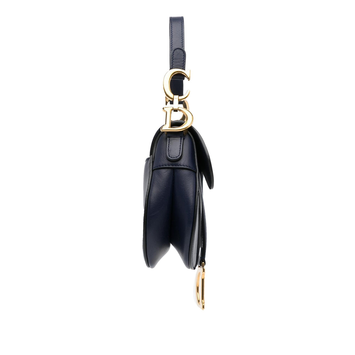 Dior Mini Leather Saddle Bag (SHG-lCrEYM) Rovelle Bags