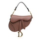Dior Mini Leather Saddle Bag (SHG-yOAanD) Rovelle Bags