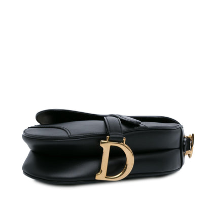 Dior Mini Leather Saddle Bag (SHG-vgQEIu) Rovelle Bags