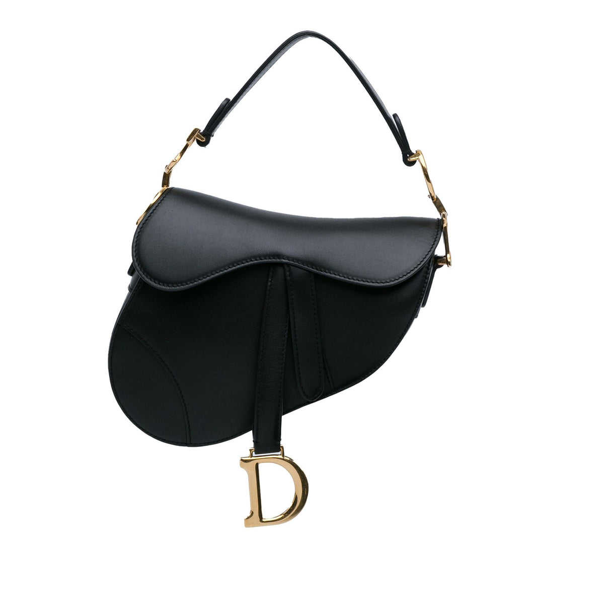 Dior Mini Leather Saddle Bag (SHG-vgQEIu) Rovelle Bags