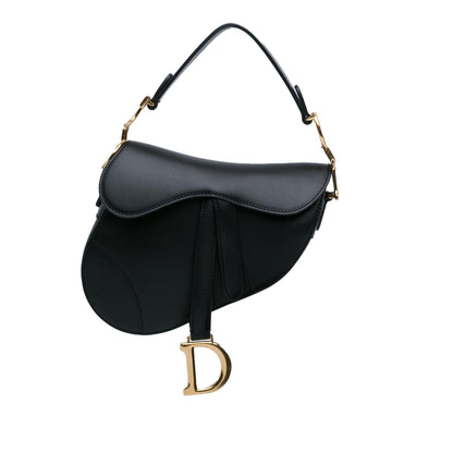 Dior Mini Leather Saddle Bag (SHG-vgQEIu) Rovelle Bags