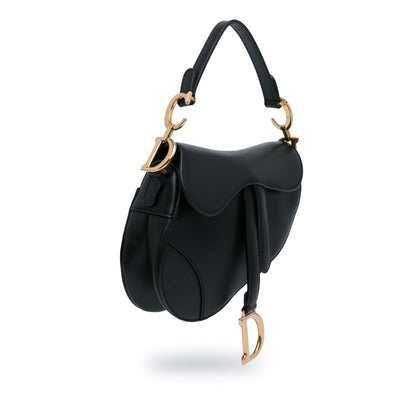 Dior Mini Leather Saddle Bag (SHG-vgQEIu) Rovelle Bags