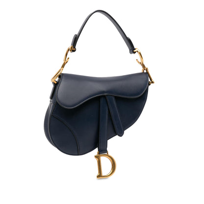 Dior Mini Leather Saddle Bag (SHG-79ZKLZ) Rovelle Bags