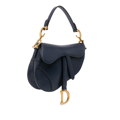 Dior Mini Leather Saddle Bag (SHG-79ZKLZ) Rovelle Bags