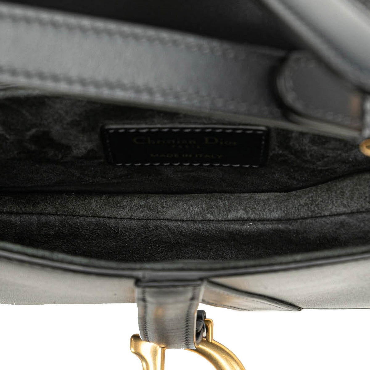 Dior Mini Leather Saddle Rovelle Bags