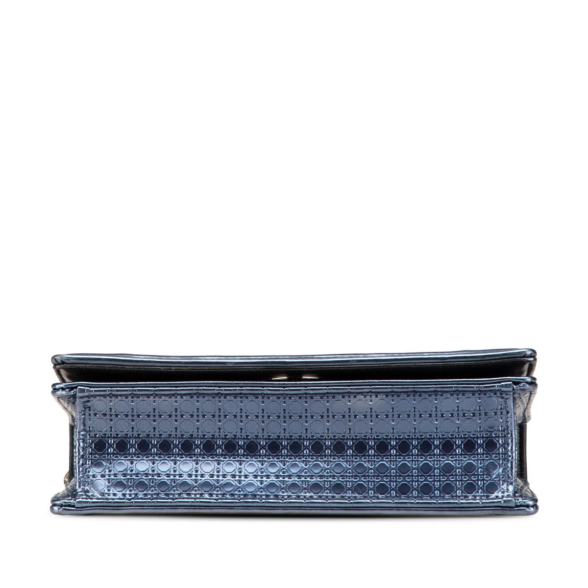 Dior Mini Metallic Patent Microcannage Diorama Flap Rovelle Bags