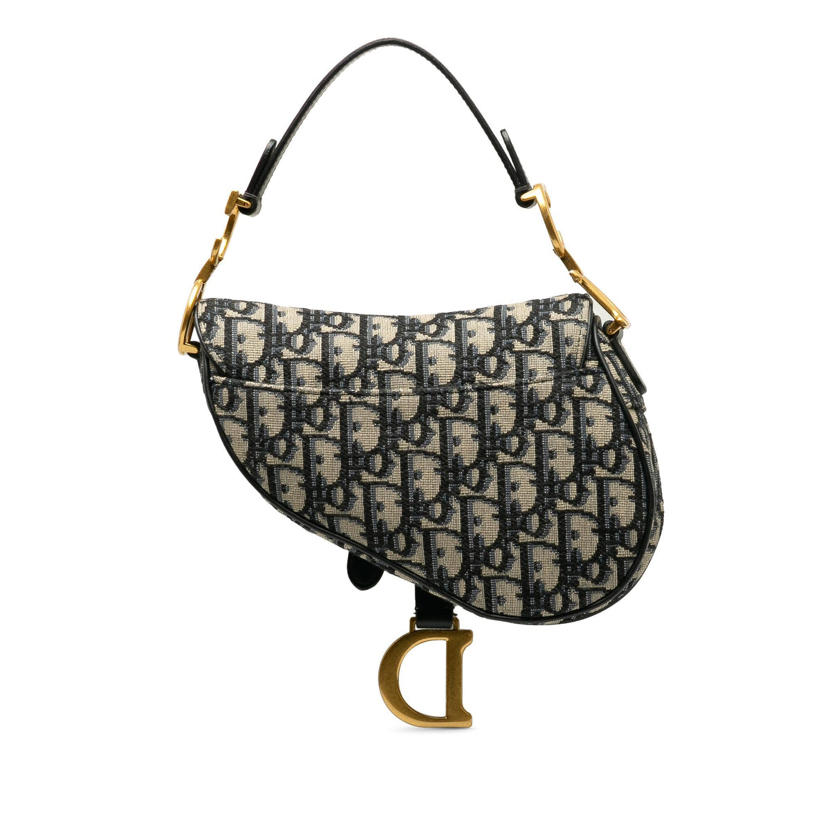 Dior Mini Oblique Canvas Saddle Bag Rovelle Bags