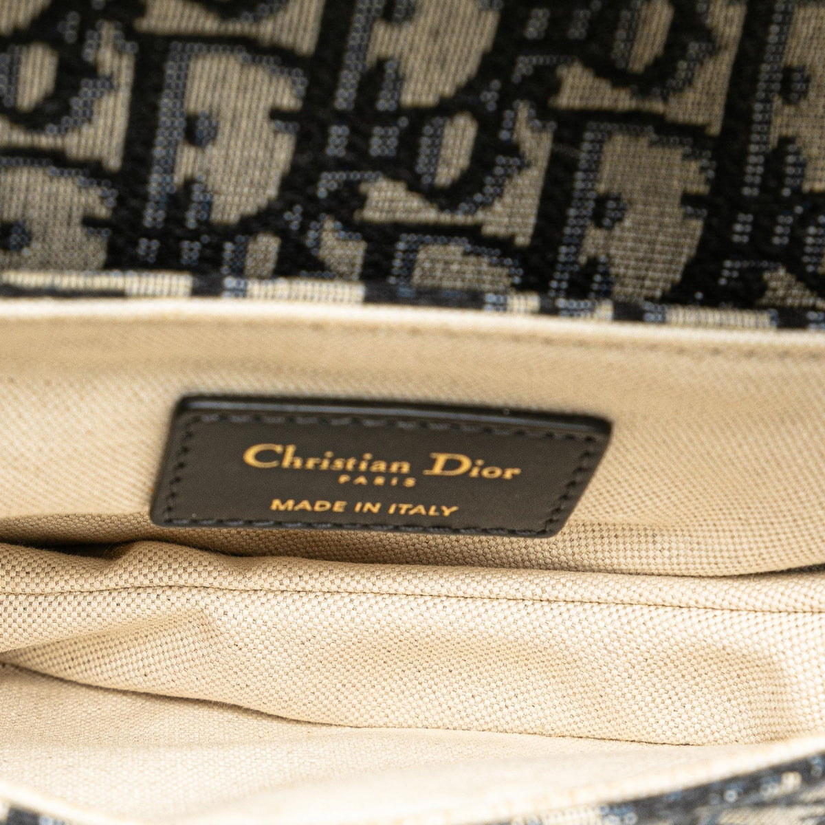 Dior Mini Oblique Canvas Saddle Bag Rovelle Bags