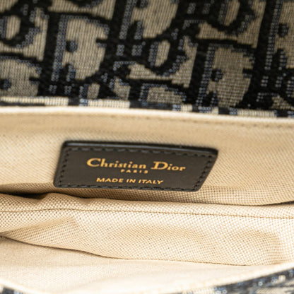 Dior Mini Oblique Canvas Saddle Bag Rovelle Bags