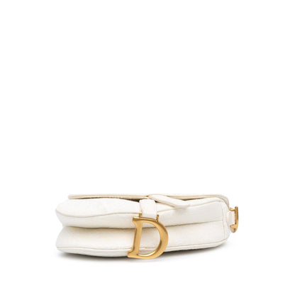 Dior Mini Oblique Canvas Saddle Bag Rovelle Bags