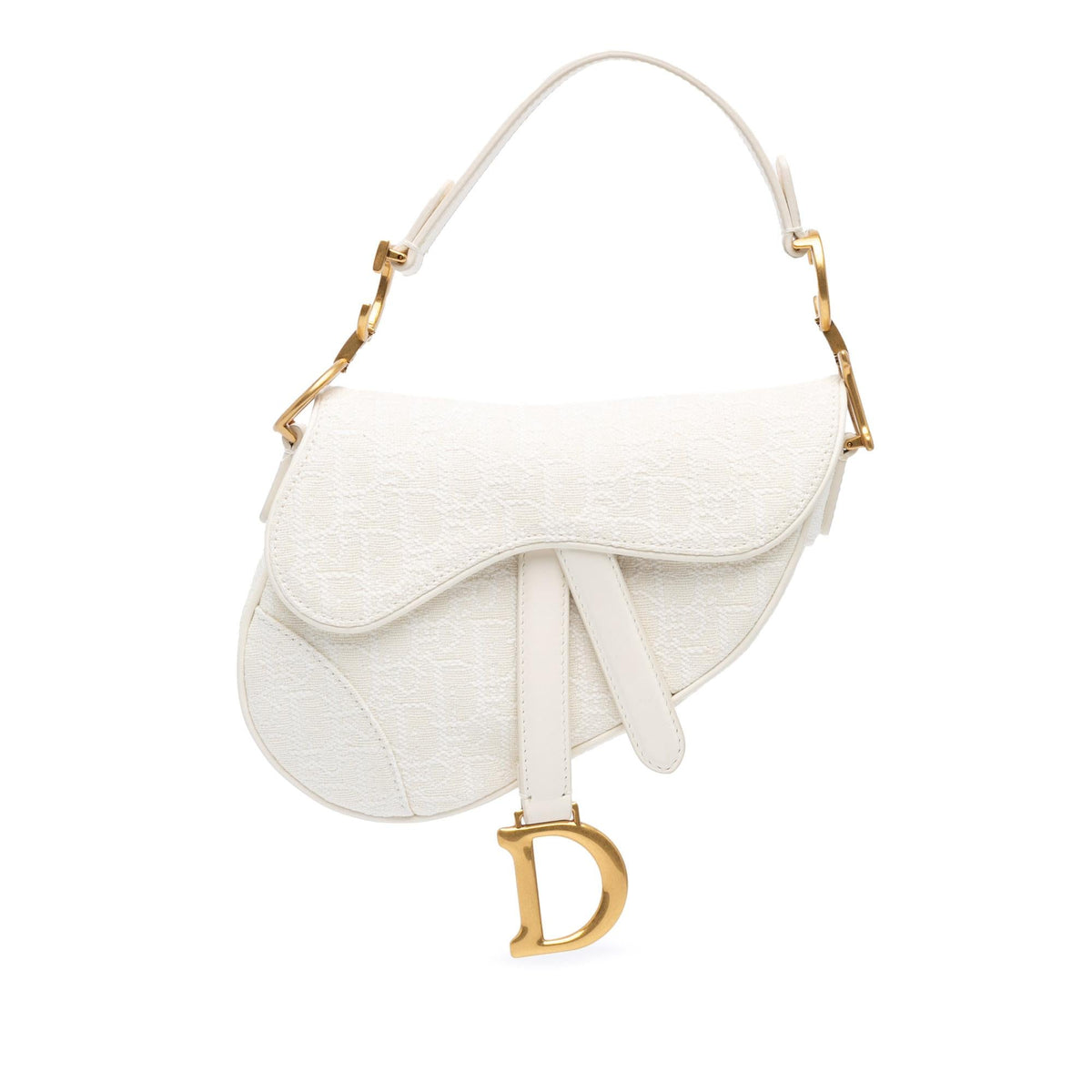 Dior Mini Oblique Canvas Saddle Bag Rovelle Bags
