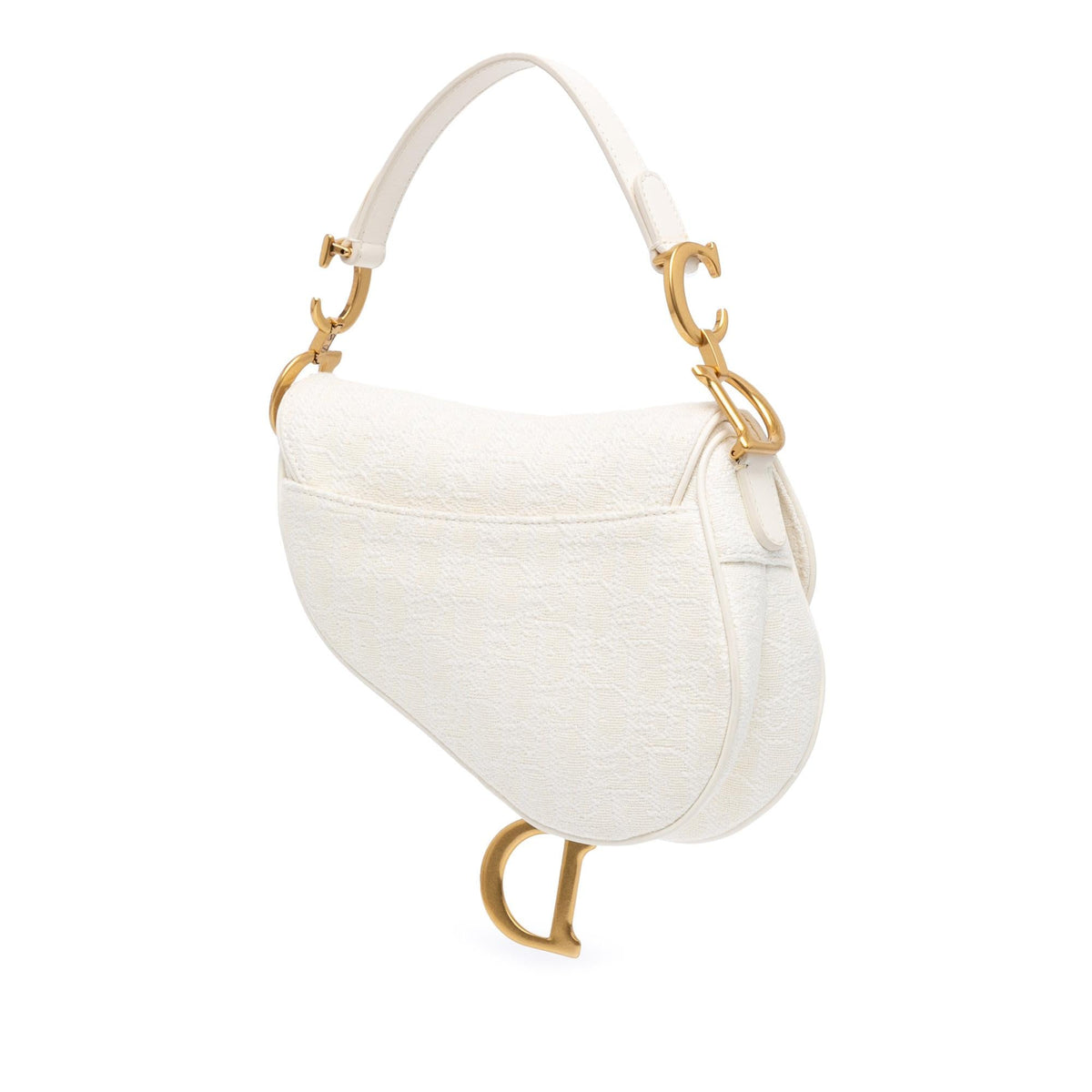 Dior Mini Oblique Canvas Saddle Bag Rovelle Bags