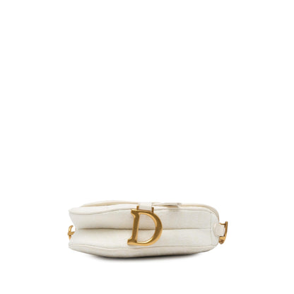 Dior Mini Oblique Canvas Saddle Bag Rovelle Bags