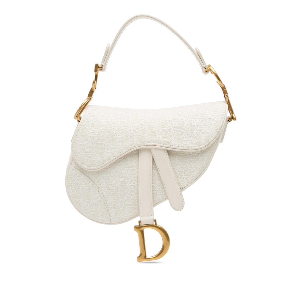 Dior Mini Oblique Canvas Saddle Bag Rovelle Bags
